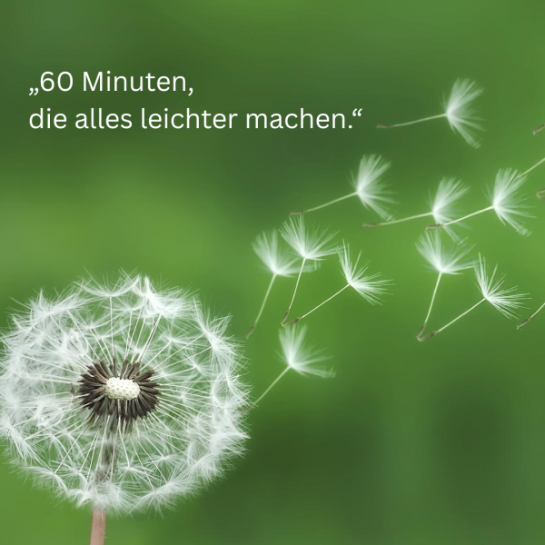 "60 Minuten, die alles leichter machen." online live via Zoom Donnerstag, 12.02.2026 · 18:30 Uhr